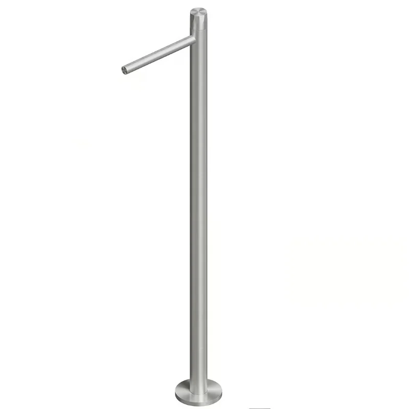 Смеситель для раковины, Quadro design, HB, напольный, цвет-Steel Brushed