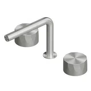 Смеситель для раковины, Quadro design, HB, на раковину/столешницу, цвет-Steel Brushed — иконка