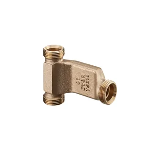 Тройник с обводным участком, Н ЕК, 3/4", 3/4", 3/4", бронза (RX) — иконка
