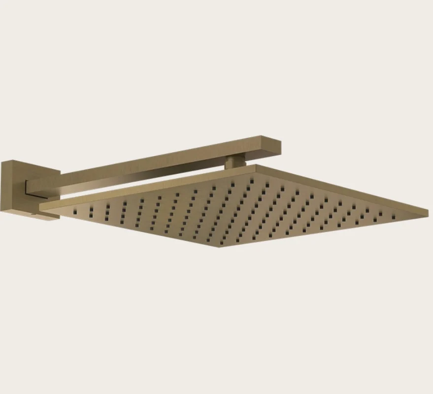 Верхний душ, Gessi, Rettangolo, 300*300, цвет-Antique Brass