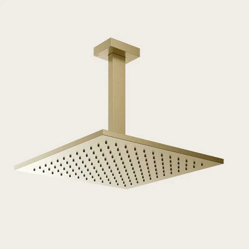 Верхний душ, Gessi, 300*300, цвет-Brushed Brass PVD