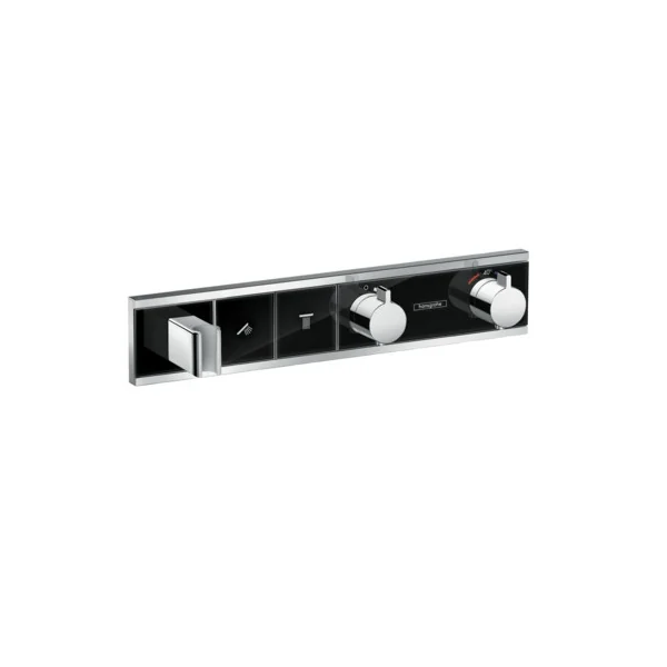 Смеситель для душа, Hansgrohe, RainSelect, цвет-черный/хром