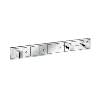 Смеситель для душа, Hansgrohe, RainSelect, на 5 потребителей, настенный встраиваемый, цвет-хром