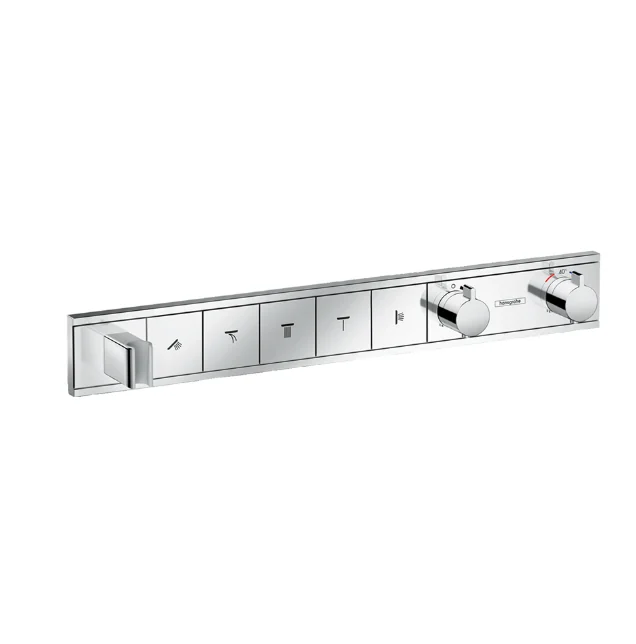 Смеситель для душа, Hansgrohe, RainSelect, на 5 потребителей, настенный встраиваемый, цвет-хром