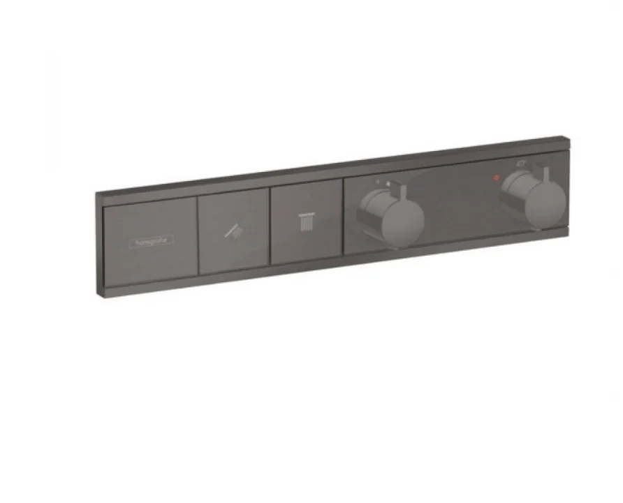 Смеситель для душа, Hansgrohe, RainSelect, цвет-шлифованный черный хром