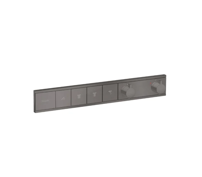 Смеситель для душа, Hansgrohe, RainSelect, цвет-шлифованный черный хром