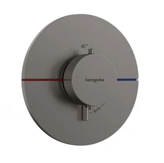 Смеситель для душа, Hansgrohe, ShowerSelect Comfort S, на 1 потребитель, настенный встраиваемый, цвет-шлифованный черный хром