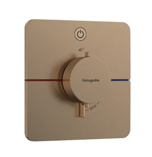 Смеситель для душа, Hansgrohe, ShowerSelect Comfort Q, на 1 потребитель, настенный встраиваемый, цвет-шлифованная бронза