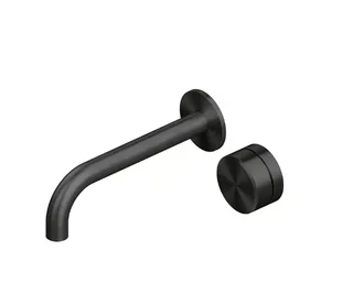 Смеситель для раковины, Quadro design, Stereo, цвет-Black gold PVD
