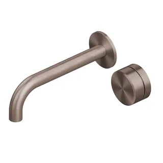 Смеситель для раковины, Quadro design, Stereo, цвет-Pink gold PVD