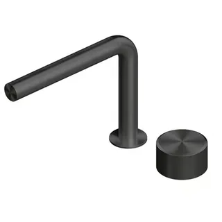 Смеситель для раковины, Quadro design, Stereo, на раковину/столешницу, цвет-Black Gold PVD