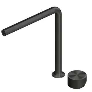 Смеситель для раковины, Quadro design, Stereo, на раковину/столешницу, цвет-Black gold PVD