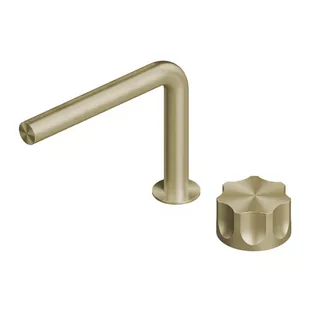 Смеситель для раковины, Quadro design, Modo, на раковину/столешницу, цвет-Light Gold