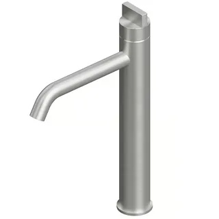 Смеситель для раковины, Quadro design, Q, на раковину/столешницу, цвет-Steel Brushed