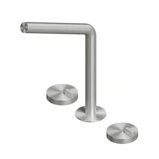Смеситель для раковины, Quadro design, Q, на раковину/столешницу, цвет-Steel Brushed — иконка
