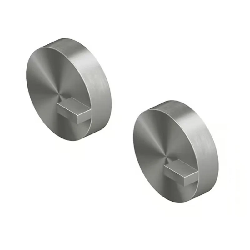 Вентиль, Quadro design, Q, запорный, 1/2", в комплекте-2 шт, цвет-Steel Brushed