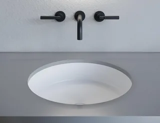 Раковина, Salini, Marea, шгв 420*420*128, отверстия для смесителя-отсутствуют, цвет-белый матовый — иконка