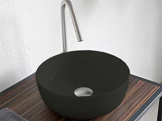Раковина, Scarabeo, Glam, шгв 330*330*125, отверстия для смесителя-отсутствуют, BIOKER, цвет-Lava — иконка