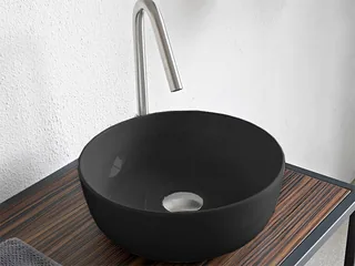 Раковина, Scarabeo, Glam, шгв 330*330*125, отверстия для смесителя-отсутствуют, BIOKER, цвет-Ardesia — иконка