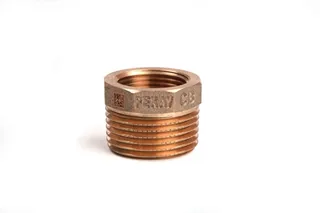 Переходник резьбовой, РЕХАУ, AURLINE, 1/2", 3/4", НВ, круглый, красная бронза RX+