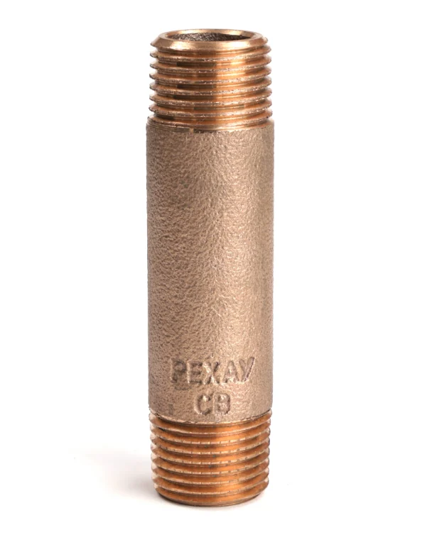 Удлинитель резьбовой, РЕХАУ, AURLINE, 1/2", НН, 80 мм, красная бронза RX+