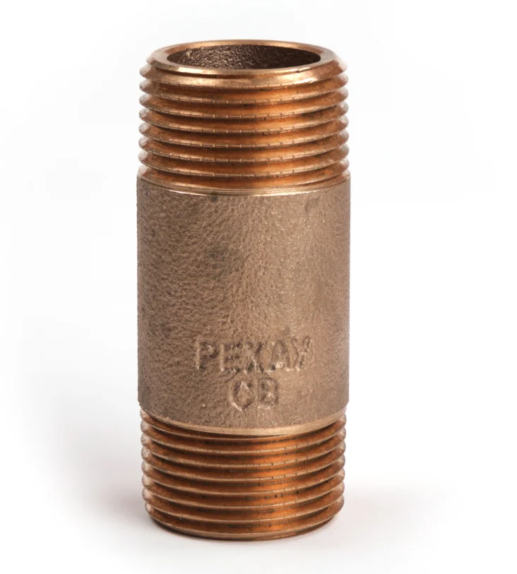 Удлинитель резьбовой, РЕХАУ, AURLINE, 3/4", НН, 60 мм, красная бронза RX+