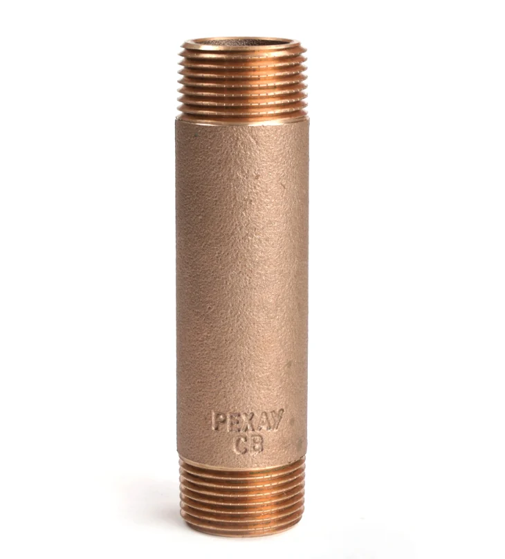 Удлинитель резьбовой, РЕХАУ, AURLINE, 3/4", НН, 100 мм, красная бронза RX+
