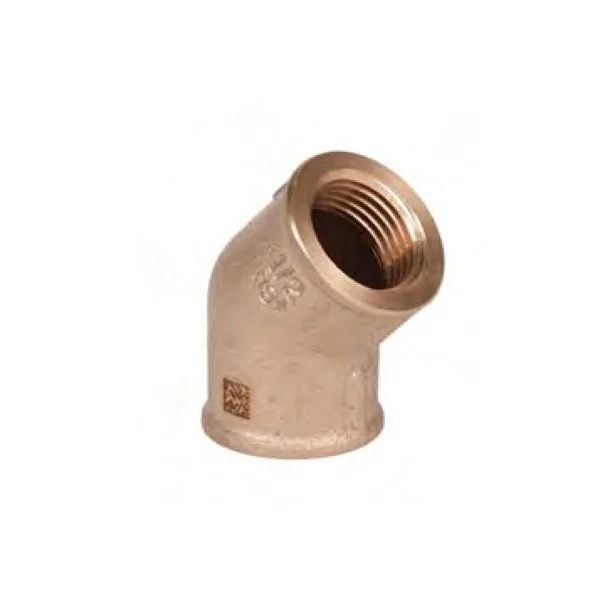 Угольник 45°, РЕХАУ, AURLINE, 1/2", ВВ, резьбовой, красная бронза RX+