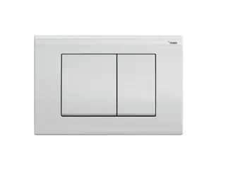 Панель смыва, РЕХАУ, NOVA QUAD 001, для унитаза, шгв 245*11.7*165, с прямоугольными клавишами, пластик, цвет-белый глянцевый