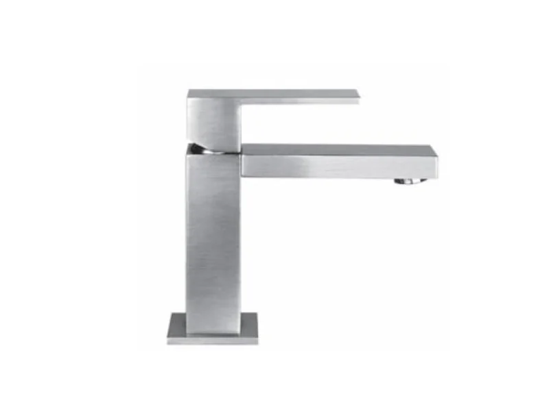 Смеситель для раковины, Gessi, Rettangolo, цвет-Black Metal Brushed PVD