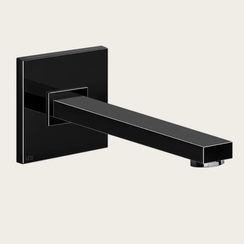 Излив, Gessi, Rettangolo, цвет-Black Metal PVD