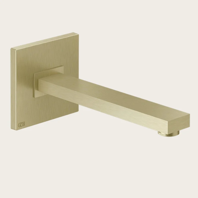 Излив, Gessi, Rettangolo, цвет-Brushed Brass PVD