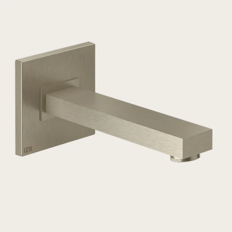 Излив, Gessi, Rettangolo, цвет-Finox Brushed Nickel
