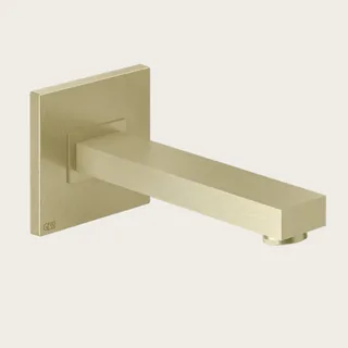 Излив, Gessi, Rettangolo, цвет-Brushed Brass PVD