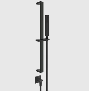 Душевой гарнитур, Gessi, Rettangoloshower, цвет-черный матовый (старый арт. 20142/299)