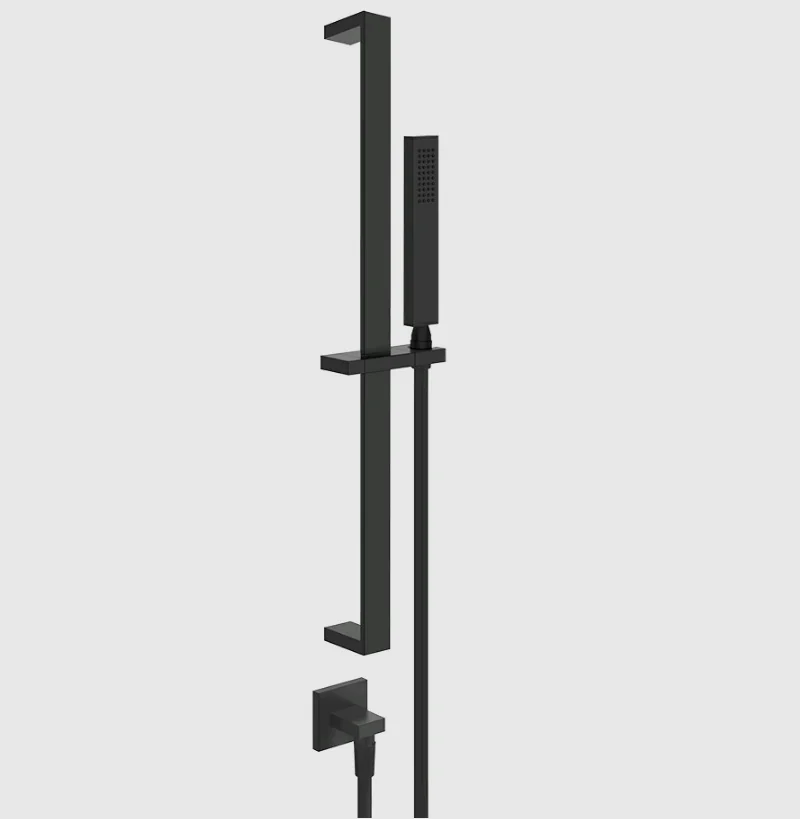 Душевой гарнитур, Gessi, Rettangoloshower, цвет-черный матовый (старый арт. 20142/299)
