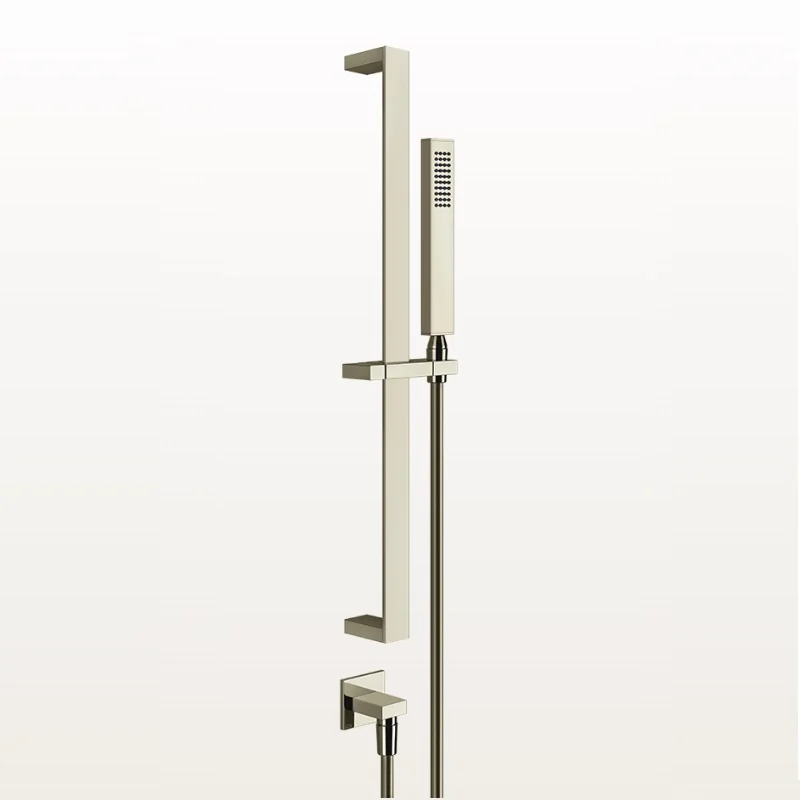 Душевой гарнитур, Gessi, Rettangolo shower, 35*15, цвет-Nickel PVD