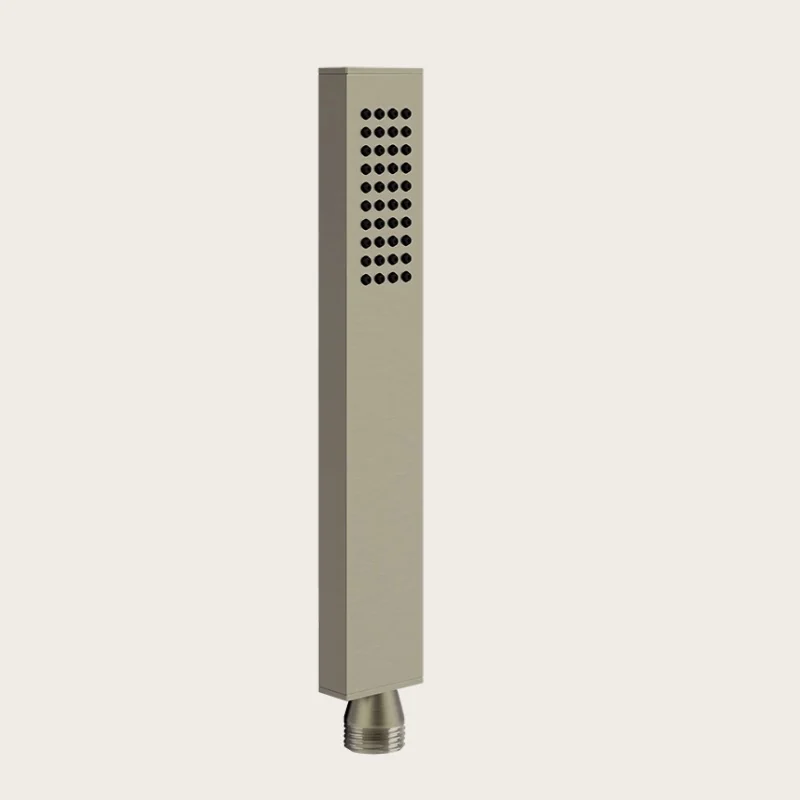 Ручной душ, Gessi, Rettangolo, 35, цвет-Finox Brushed Nickel