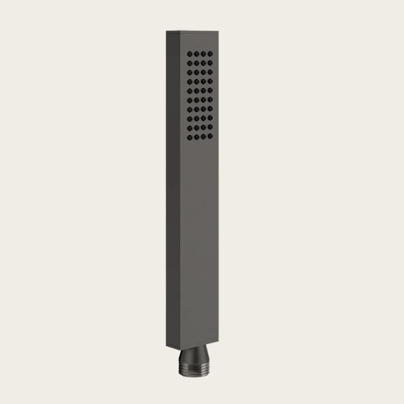Ручной душ, Gessi, Rettangolo, 35, цвет-Black Metal Brushed PVD