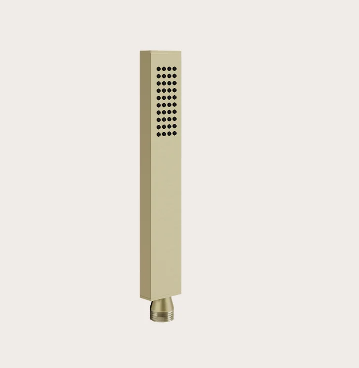 Ручной душ, Gessi, Rettangolo, 35, цвет-Brushed Brass PVD