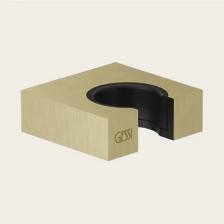 Держатель для ручного душа, Gessi, Rettangolo, шгв 45*43*15, цвет-Brushed Brass PVD