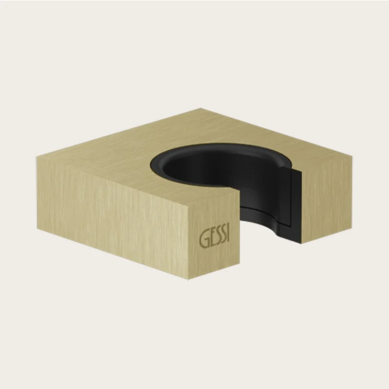 Держатель для ручного душа, Gessi, Rettangolo, шгв 45*43*15, цвет-Brushed Brass PVD