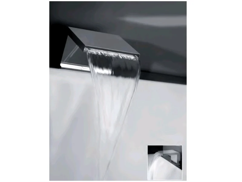 Излив, Gessi, Cascata, цвет-Black Metal Brushed PVD