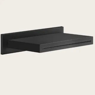 Излив, Gessi, Cascata, цвет-черный матовый