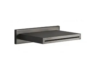 Излив, Gessi, Cascata, цвет-Black Metal Brushed PVD