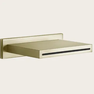 Излив, Gessi, Cascata, цвет-Brushed Brass PVD
