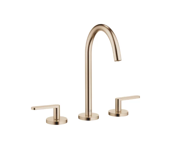 Смеситель для раковины, Dornbracht, Meta, на раковину/столешницу, цвет-Light Gold сатинированный