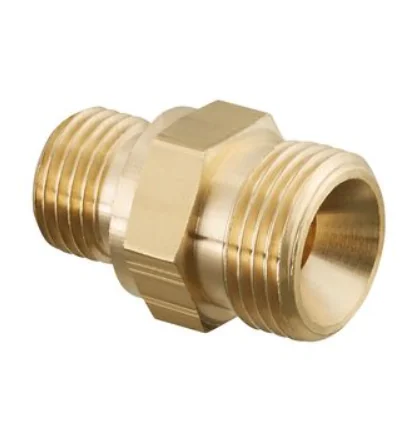 Двойной ниппель Ofix-Oil, латунь, G 3/8" х G 3/8"