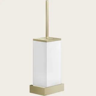 Ёршик, Gessi, Rettangolo, шгв 140*95*424, цвет колбы-белый, цвет-Brushed Brass PVD