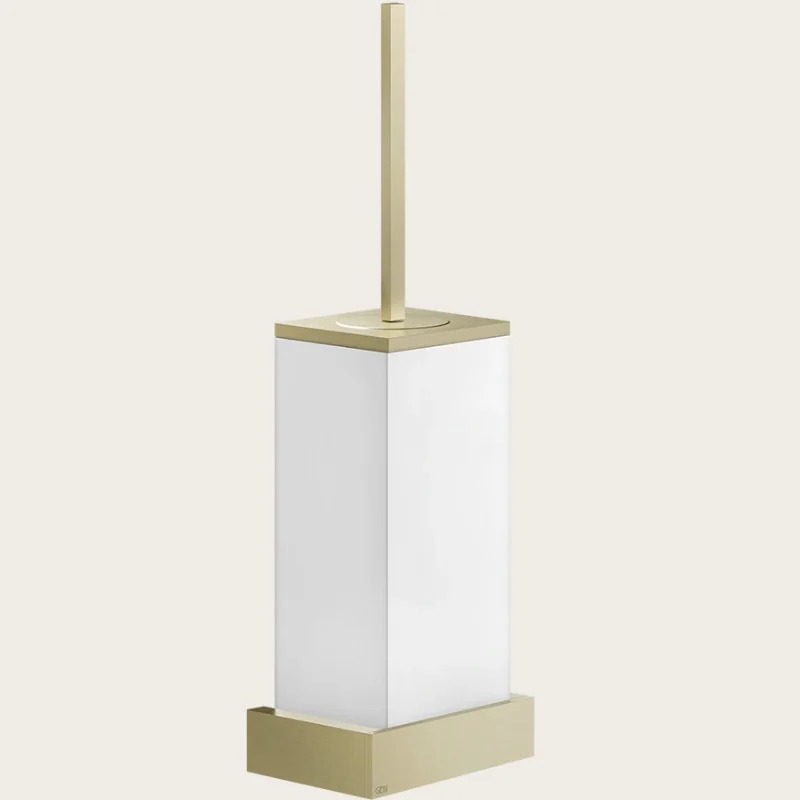 Ёршик, Gessi, Rettangolo, шгв 140*95*424, цвет колбы-белый, цвет-Brushed Brass PVD